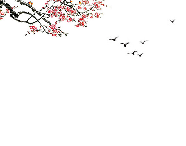 彩色花卉风景素材