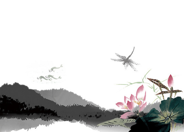 彩色花卉风景素材