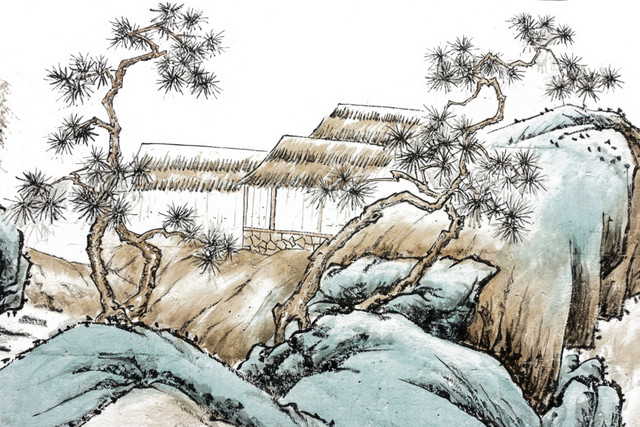 山间民居素材