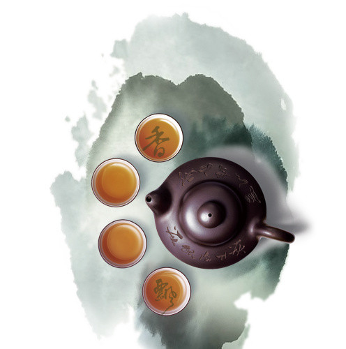 中国风茶壶素材