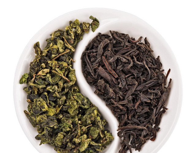 不同的茶叶素材