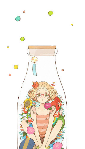 许愿瓶女孩