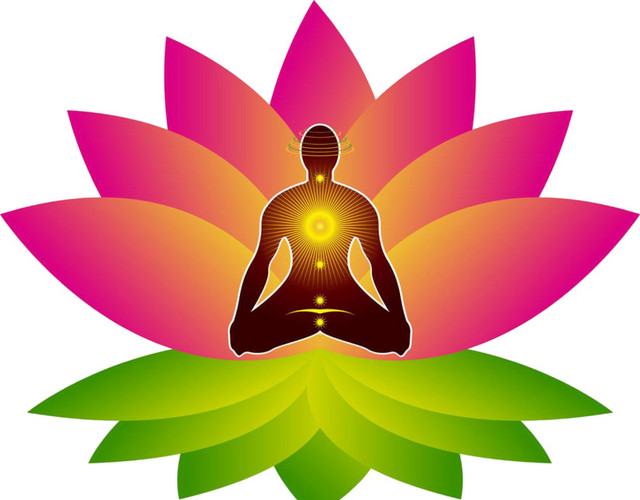 瑜伽LOGO矢量素材