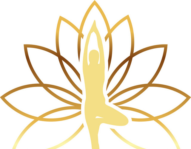 瑜伽LOGO矢量素材