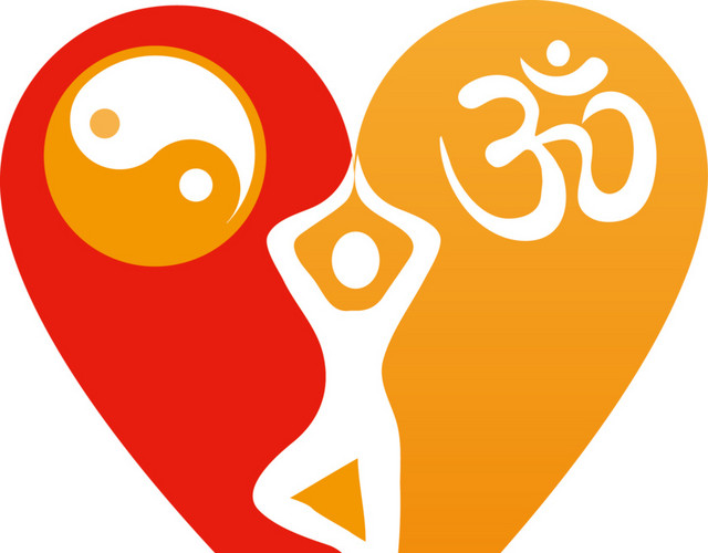瑜伽LOGO矢量素材