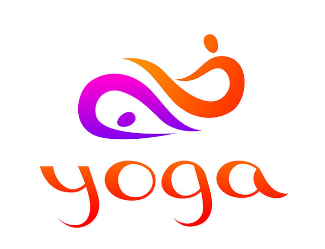 瑜伽LOGO矢量素材