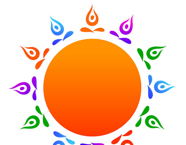 瑜伽LOGO矢量素材