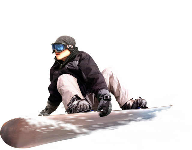 滑雪体育运动矢量素材