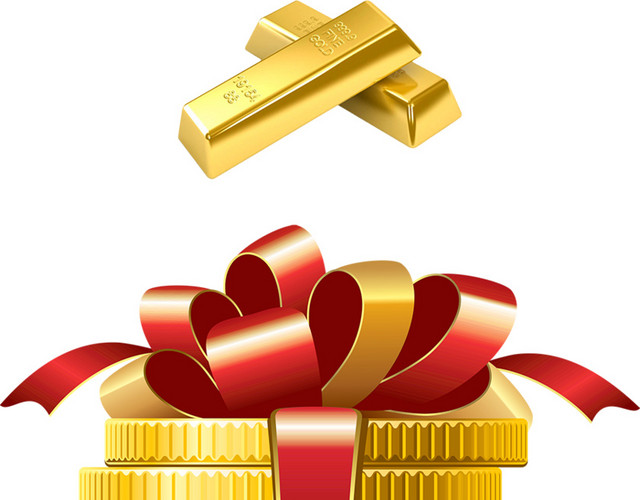 金条金块矢量元素