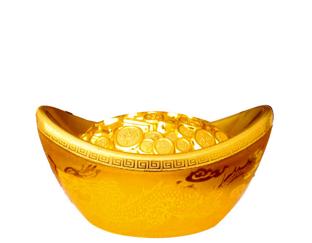 金色元宝素材