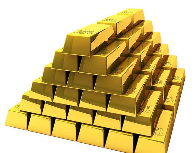金条金块矢量黄金元素