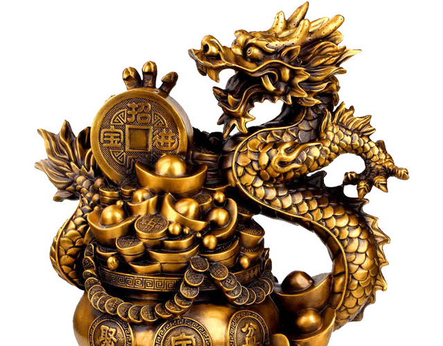 聚宝盆摆件素材