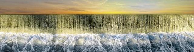 瀑布 全景 泡沫 水 注入 馅奶酪卷 水景 河 湿 野生
