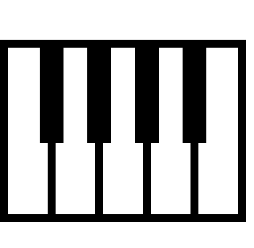 音乐琴键素材
