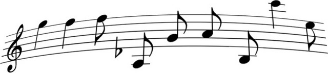 音乐音符图案素材