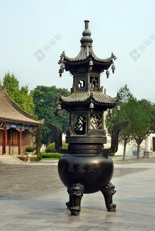西安 宝塔 香炉 雁
