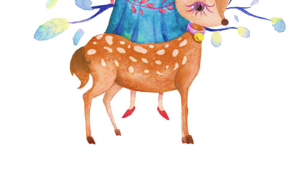 小鹿和花仙子