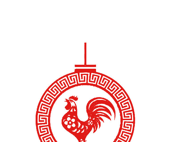 中国风传统中国结剪纸装饰素材