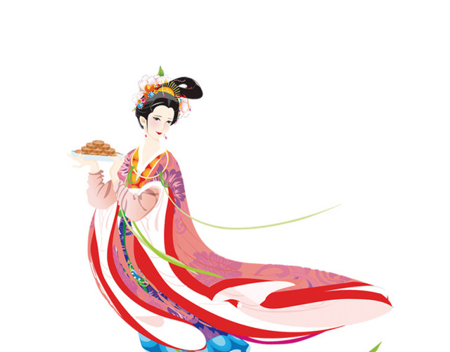 古代人物月饼