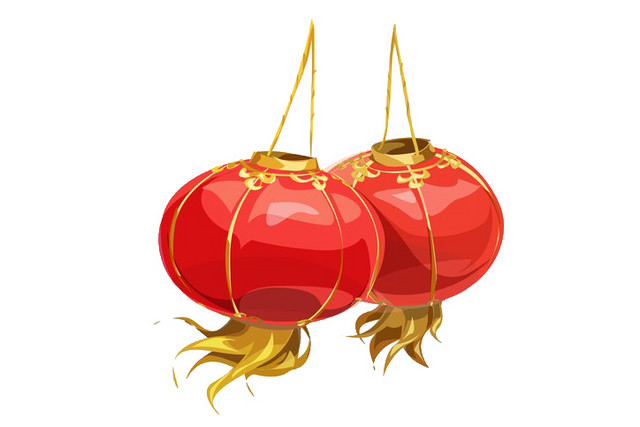喜庆灯笼红色装饰
