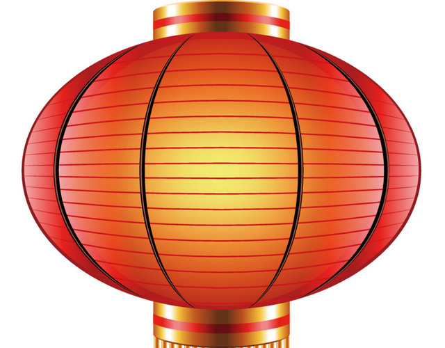 中秋喜庆红色大灯笼