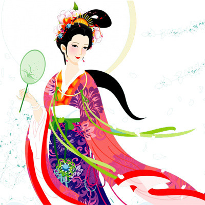 中秋古风女子