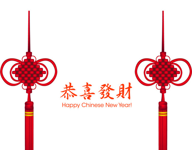 中国风传统中国结装饰素材