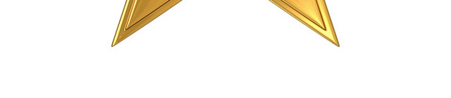 金属质感五角星素材