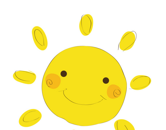 卡通太阳