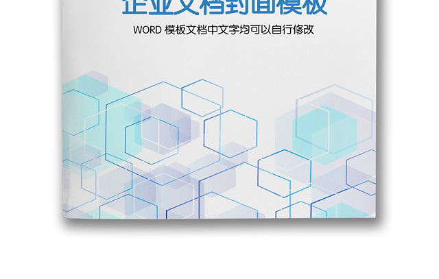 企业文档简约商务封皮模板