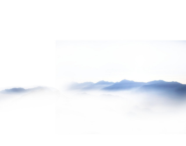 云雾缭绕山素材