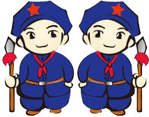 创意卡通军人形象素材矢量图片