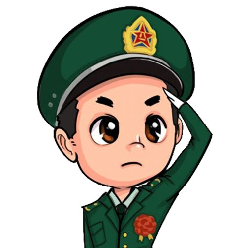 创意卡通军人形象素材矢量图片