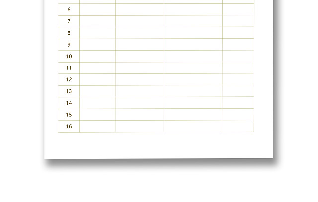 黑白简约公司年会签到表WORD模板