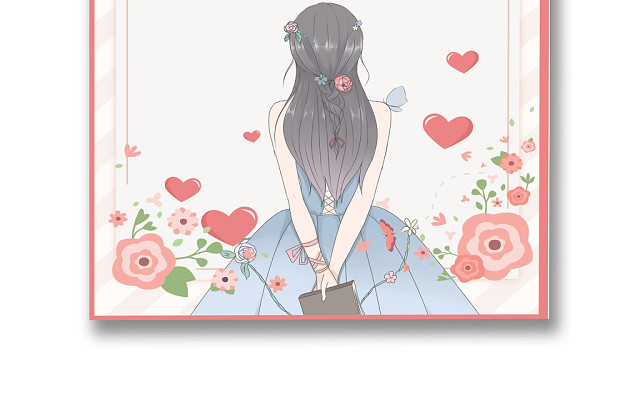 简约清新风妇女节宣传单WORD模板