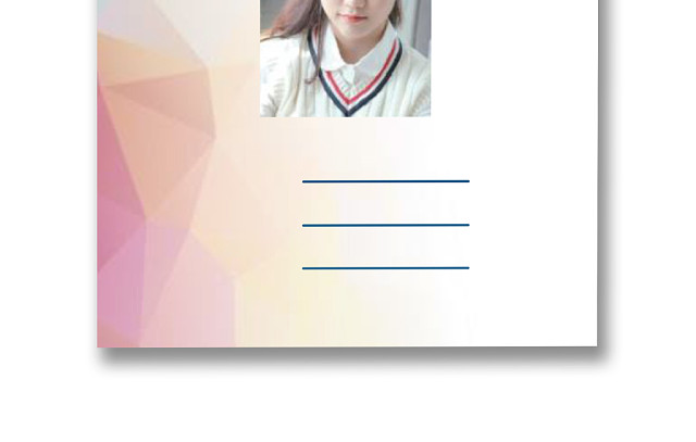 创意公司工作证胸牌模板