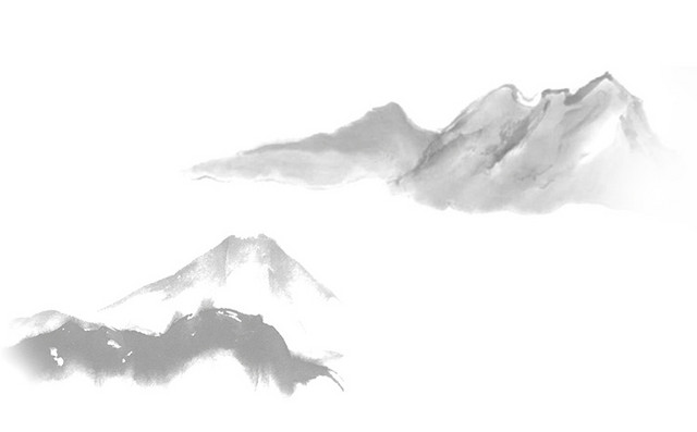 云间山峰素材