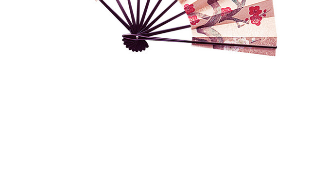 古典折扇免抠元素