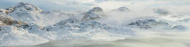 白色自然广阔雪覆盖啊下的群山雪山自然冬天背景图片