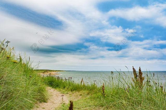 香港仔 海滩 草 海边 海 天空 水 海洋 苏格兰 海岸