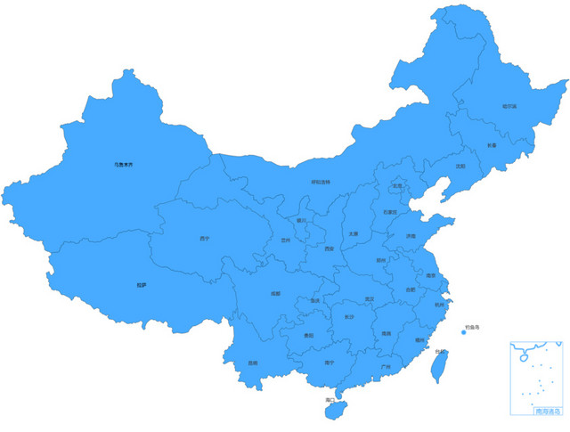 中国地图