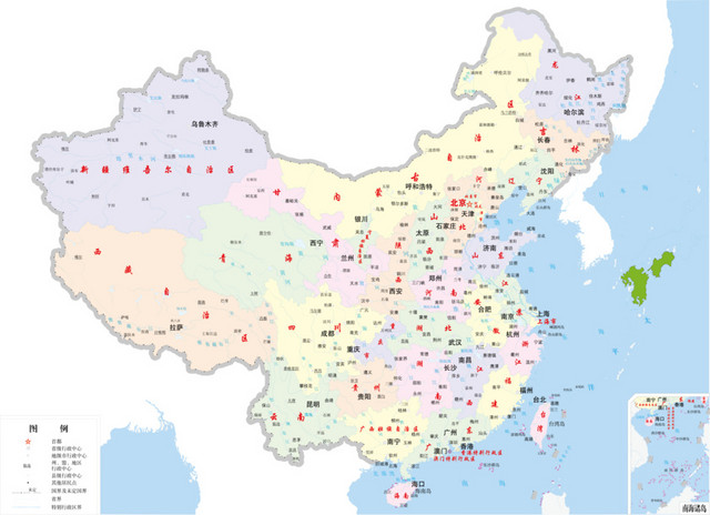 中国地图