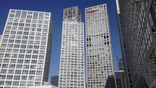 建筑 蓝天 北京 CBD 高楼