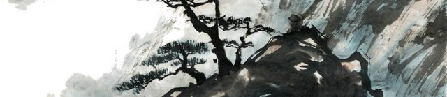 傲立的松柏风景素材