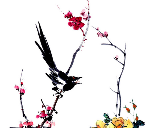 工笔国画花鸟图