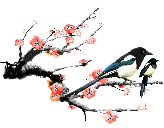 工笔国画花鸟图