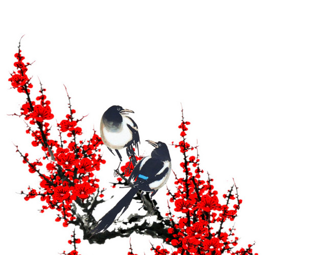 工笔国画花鸟图