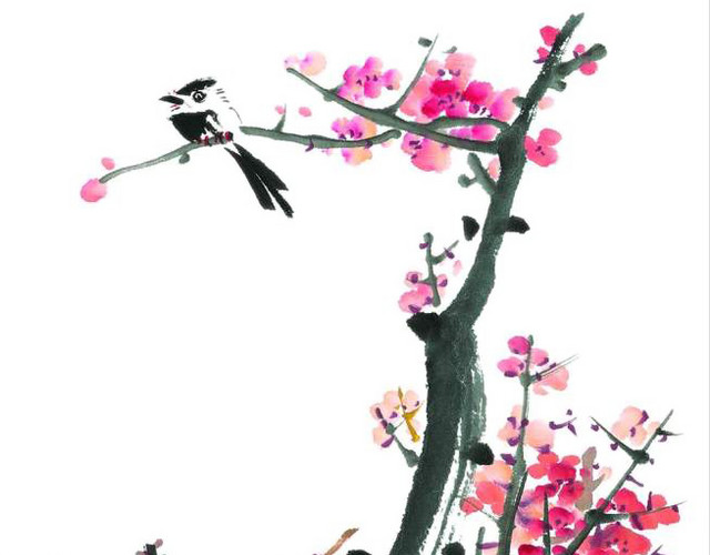 工笔国画花鸟图