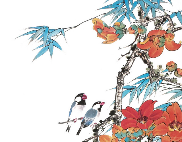 工笔国画花鸟图