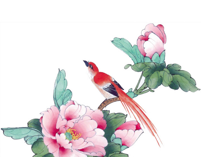 工笔国画花鸟图